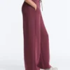 Cotton Blend Straight-Leg Trousers