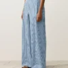 Cotton Blend Striped Straight-Leg Trousers Cotton Blend Striped Straight-Leg Trousers