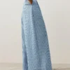 Cotton Blend Striped Straight-Leg Trousers Cotton Blend Striped Straight-Leg Trousers
