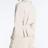 Cotton Piqué Belted Jacket Cotton Piqué Belted Jacket