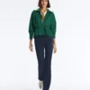 Cotton Piqué Belted Jacket
