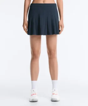 Cotton Piqué Pleated Mini Skirt Cotton Piqué Pleated Mini Skirt