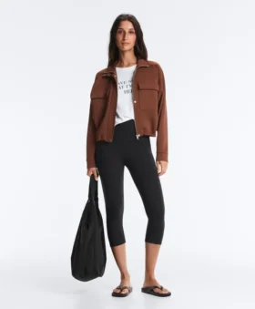Cotton Piqué Pocket Jacket