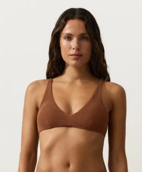Crinkle Halter Bikini