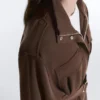 Cropped Piqué Utility Jacket with Belt Cropped Piqué Utility Jacket with Belt