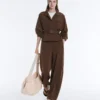 Cropped Piqué Utility Jacket with Belt Cropped Piqué Utility Jacket with Belt