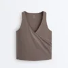 Cross-Over Sleeveless Comfortlux T-Shirt Cross-Over Sleeveless Comfortlux T-Shirt