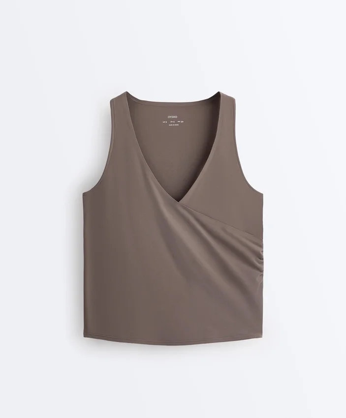 Cross-Over Sleeveless Comfortlux T-Shirt Cross-Over Sleeveless Comfortlux T-Shirt