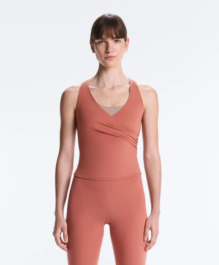 Cross-Over Sleeveless Comfortlux T-Shirt Cross-Over Sleeveless Comfortlux T-Shirt