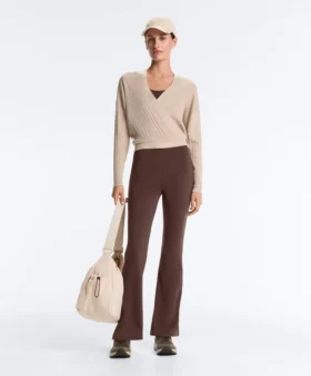 Crossed Rib Knit Jumper