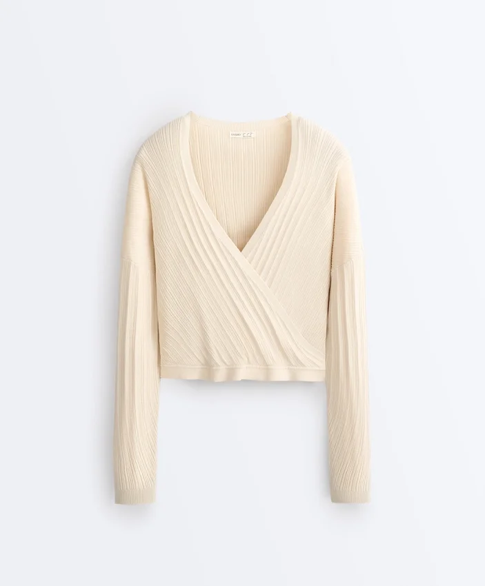 Crossed Rib Knit Jumper Crossed Rib Knit Jumper