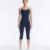 Crossover Back Comfortlux Capri Jumpsuit Crossover Back Comfortlux Capri Jumpsuit