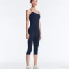 Crossover Back Comfortlux Capri Jumpsuit Crossover Back Comfortlux Capri Jumpsuit