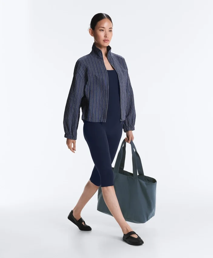 Crossover Back Comfortlux Capri Jumpsuit Crossover Back Comfortlux Capri Jumpsuit