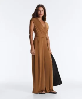Crossover Modal Blend Long Jumpsuit