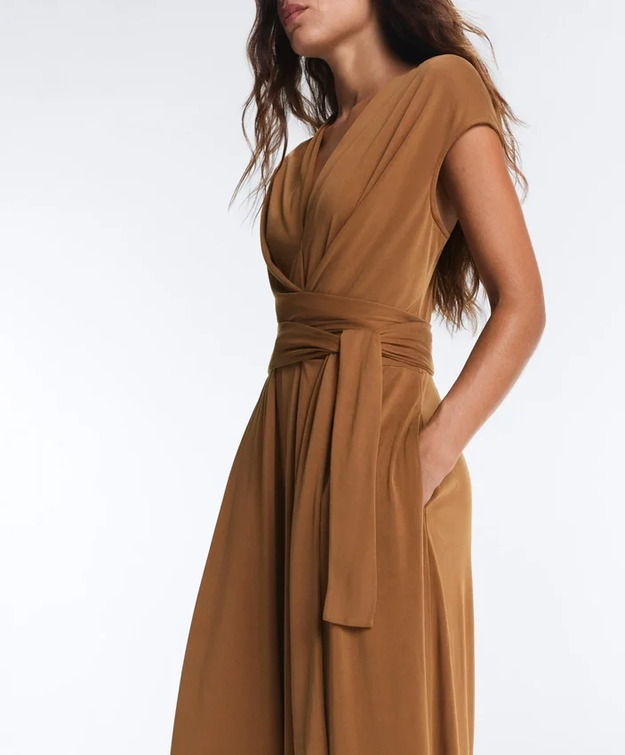 Crossover Modal Blend Long Jumpsuit Crossover Modal Blend Long Jumpsuit