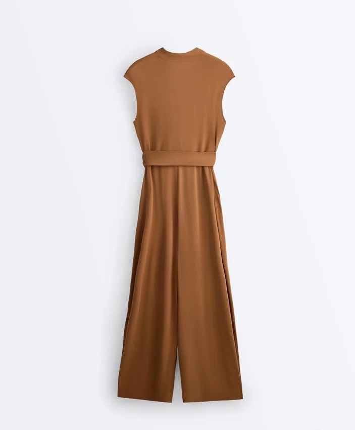 Crossover Modal Blend Long Jumpsuit Crossover Modal Blend Long Jumpsuit