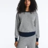 Diagonal Stripe Knit Jumper