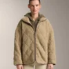 Diamond Quilted Faux-Shearling Jacket Diamond Quilted Faux-Shearling Jacket