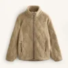 Diamond Quilted Faux-Shearling Jacket Diamond Quilted Faux-Shearling Jacket