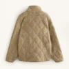 Diamond Quilted Faux-Shearling Jacket Diamond Quilted Faux-Shearling Jacket
