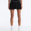 Double Layer High Rise Short Skirt