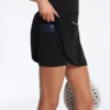 Double Layer High Rise Short Skirt