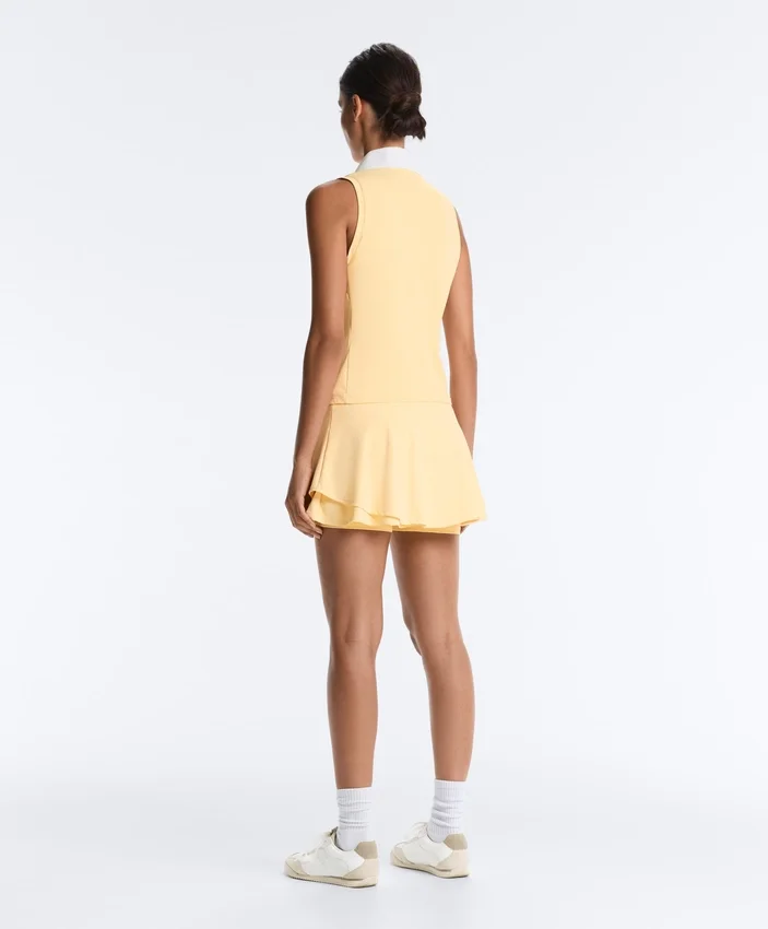 Contrast Sleeveless Comfortlux Polo Shirt Contrast Sleeveless Comfortlux Polo Shirt