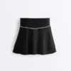 Double Layer High Rise Short Skirt
