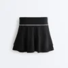 Double Layer High Rise Short Skirt