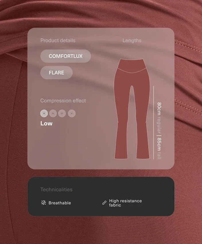 Draped Waist Comfortlux High Rise Flare Trousers Draped Waist Comfortlux High Rise Flare Trousers