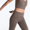 Draped Waist Comfortlux High Rise Flare Trousers Draped Waist Comfortlux High Rise Flare Trousers
