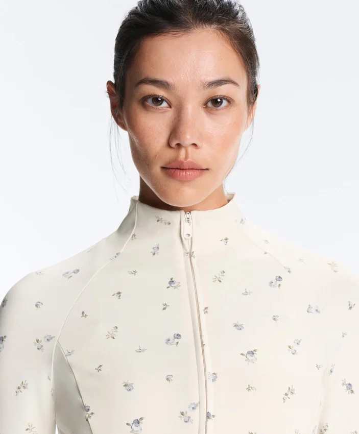 Evermove Floral Print Technical Jacket Evermove Floral Print Technical Jacket