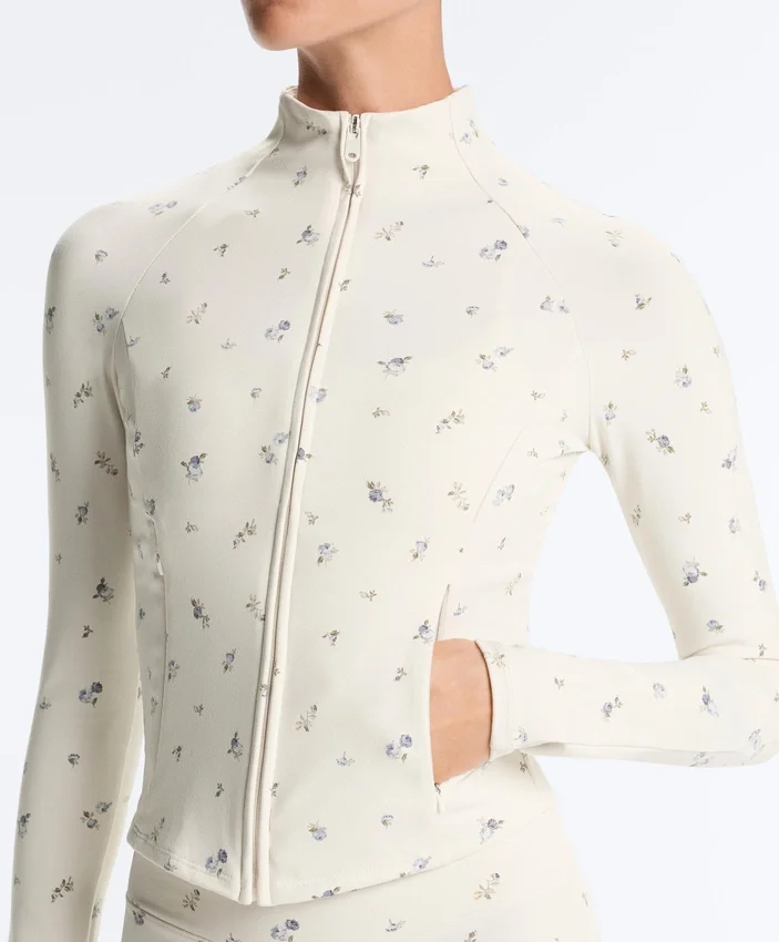 Evermove Floral Print Technical Jacket Evermove Floral Print Technical Jacket