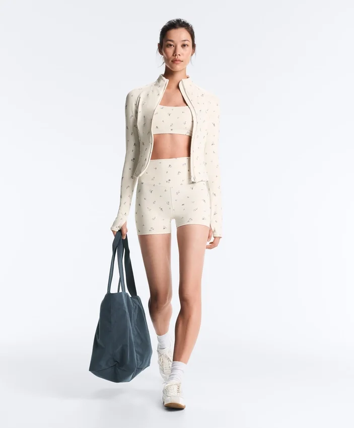 Evermove Floral Print Technical Jacket Evermove Floral Print Technical Jacket