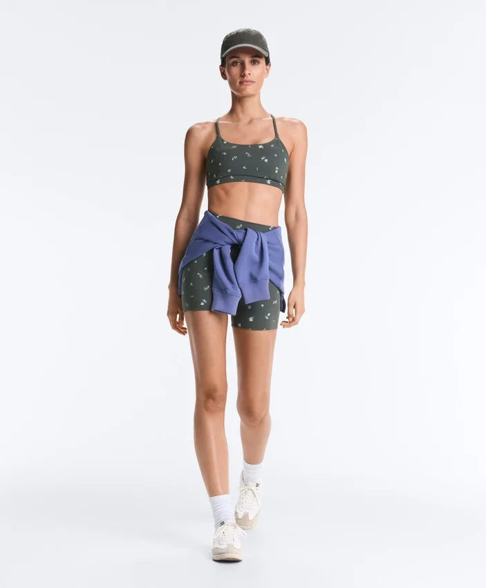 Evermove Light Support Floral Print Sports Bra Evermove Light Support Floral Print Sports Bra