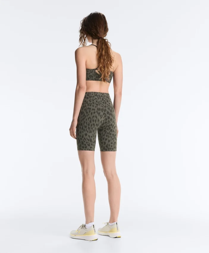Evermove High-Rise 20Cm Leopard Print Cycle Leggings Evermove High-Rise 20Cm Leopard Print Cycle Leggings