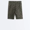 Evermove High-Rise 20Cm Leopard Print Cycle Leggings Evermove High-Rise 20Cm Leopard Print Cycle Leggings