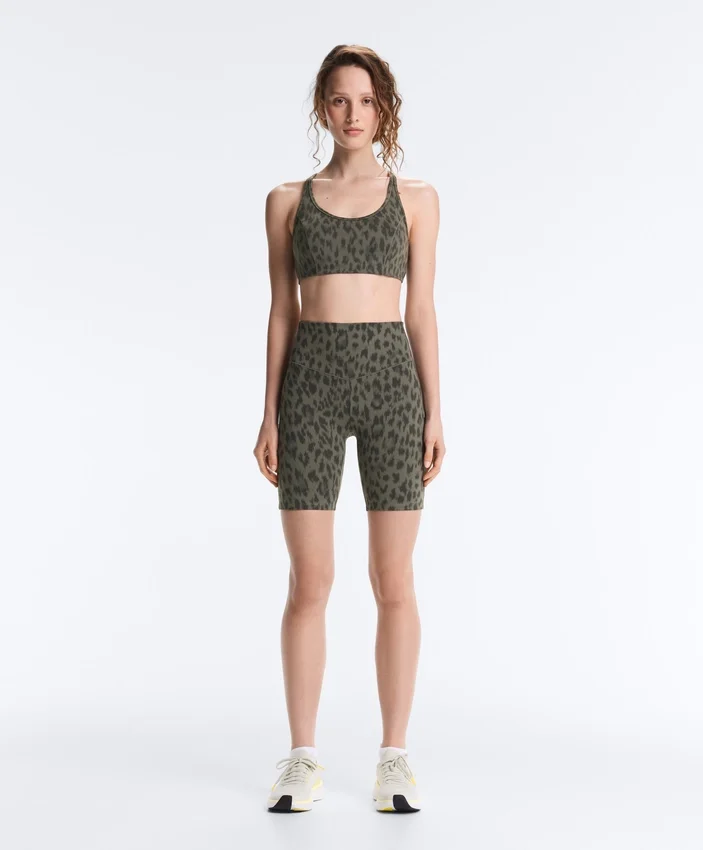 Evermove High-Rise 20Cm Leopard Print Cycle Leggings Evermove High-Rise 20Cm Leopard Print Cycle Leggings