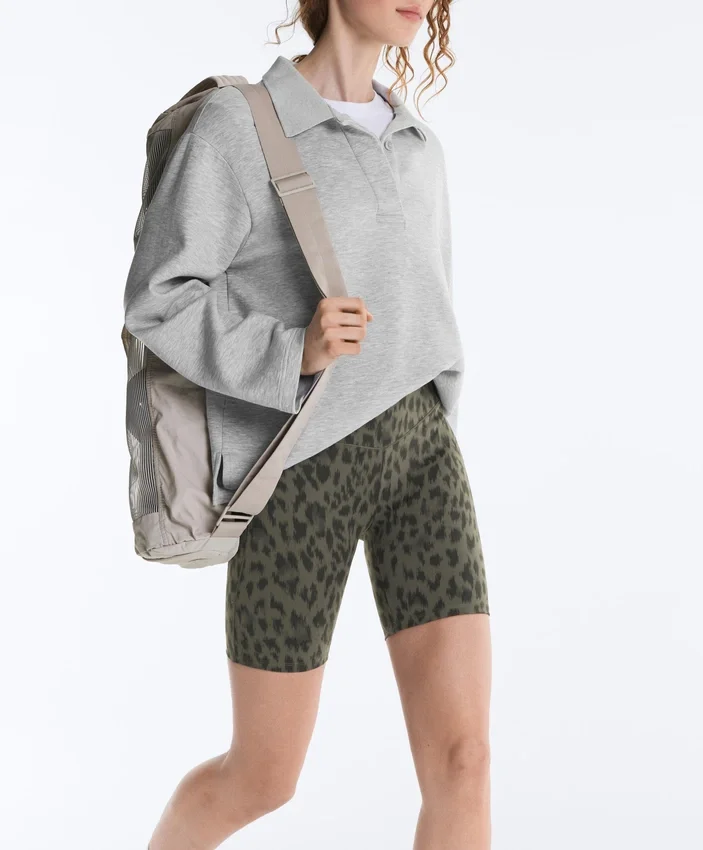 Evermove High-Rise 20Cm Leopard Print Cycle Leggings Evermove High-Rise 20Cm Leopard Print Cycle Leggings