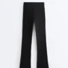 Evermove High Rise Flare Trousers