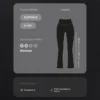 Evermove High Rise Flare Trousers