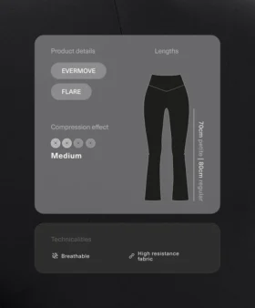 Evermove High Rise Flare Trousers