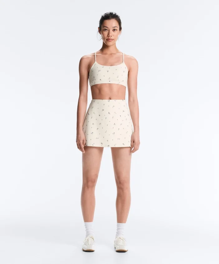 Evermove High Rise Floral Print Short Skirt Evermove High Rise Floral Print Short Skirt