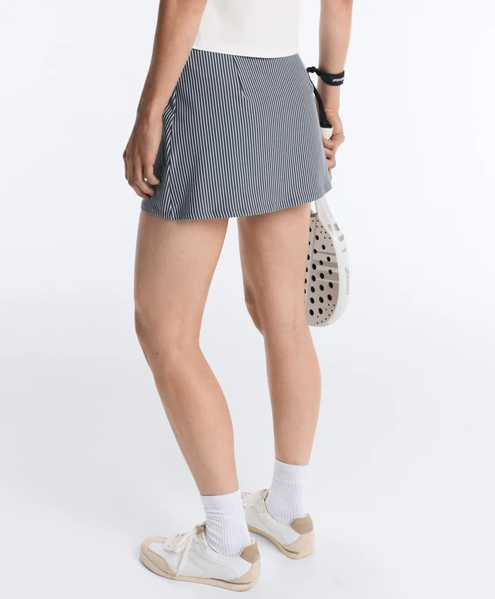 Evermove High Rise Striped Short Skirt Evermove High Rise Striped Short Skirt