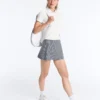 Evermove High Rise Striped Short Skirt Evermove High Rise Striped Short Skirt