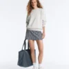 Evermove High Rise Striped Short Skirt Evermove High Rise Striped Short Skirt