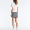 Evermove High Rise Striped Short Skirt Evermove High Rise Striped Short Skirt