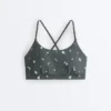 Evermove Light Support Floral Print Sports Bra Evermove Light Support Floral Print Sports Bra