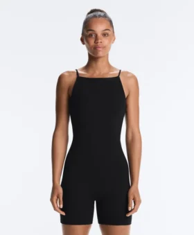 Evermove Open-Back Short Jumpsuit Evermove Open-Back Short Jumpsuit